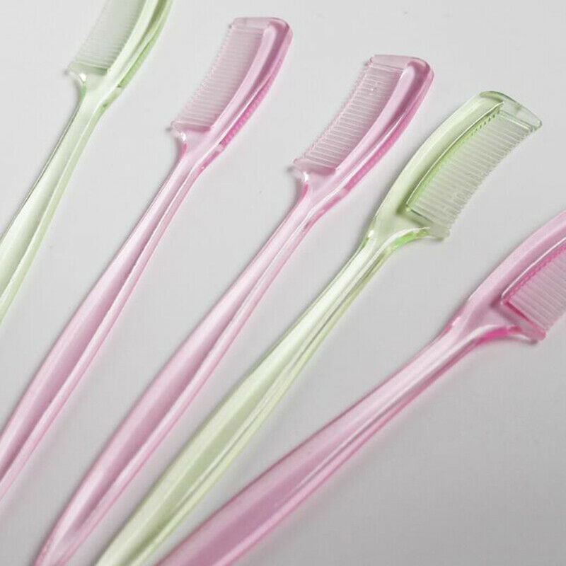 5pcs Beauty Tools Eyebrow Comb Plastic Brush Eyelash Comb Makeup Tools Mi.l8