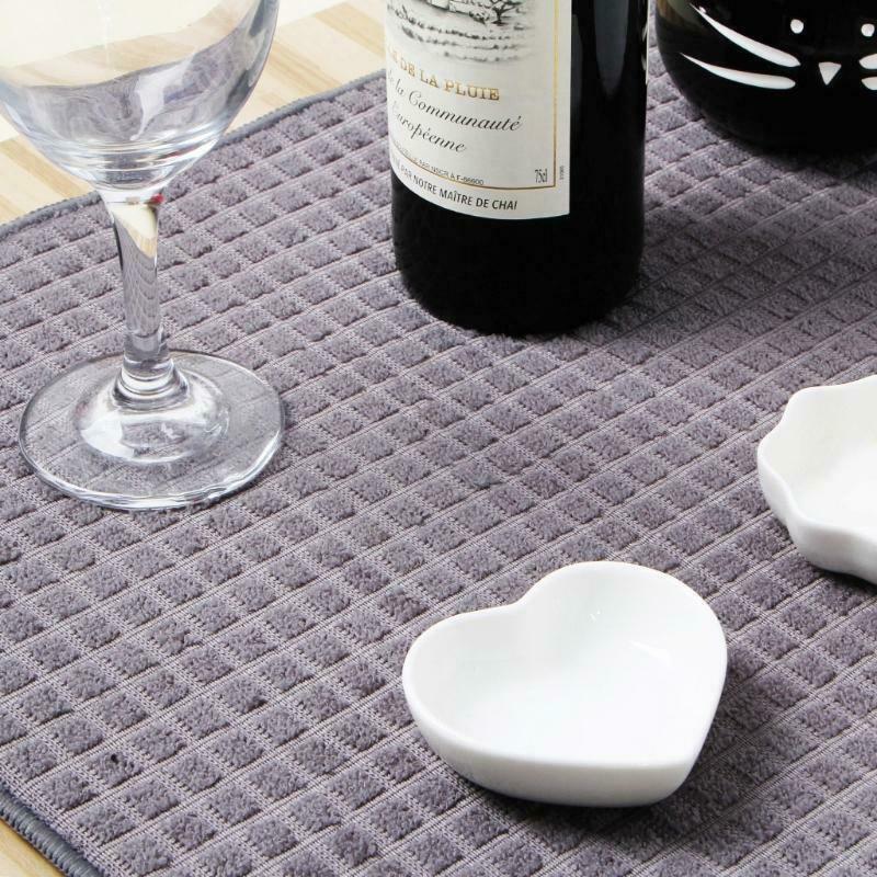 38 x 51 cm Microfiber Dish Drying Mat For Kitchen Cushion Pad Tableware