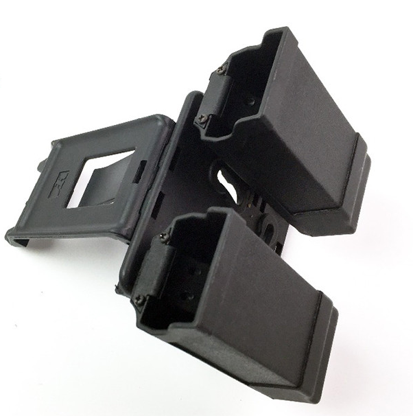 Double Magazine Pouch Holster Pouches For Glock 9mm .40 Cal USP P226 Black