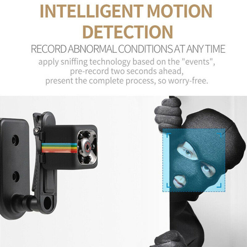 1080P Mini Car DVR Camera Spy Hidden Camcorder IR Night Vision Recorder Portable