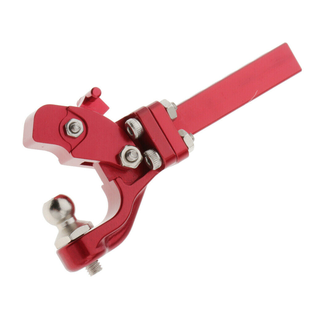 Metal Red RC Car Drop Hitch Receiver for 1/10 Axial SCX10 90046 Replacements