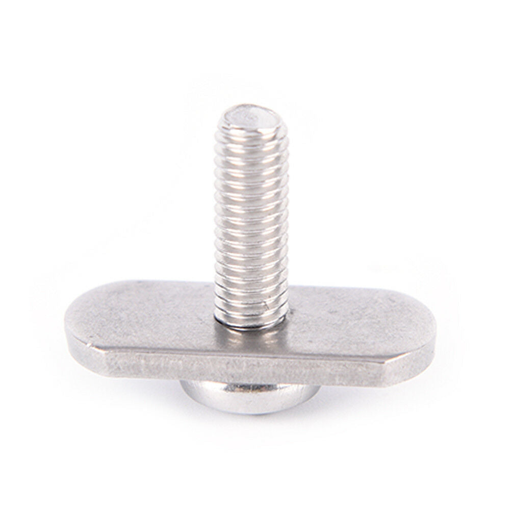 4 Sets Durable Stainless Steel Screws & Nuts Hardware for Kayak Track/ Raill Qx