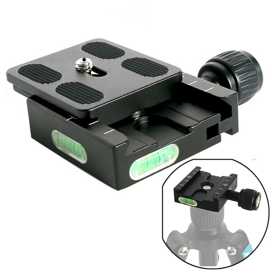 QR-50 Quick Release Clamp Adapter Plate Set Fit for Arca Swiss DSLR Cameras