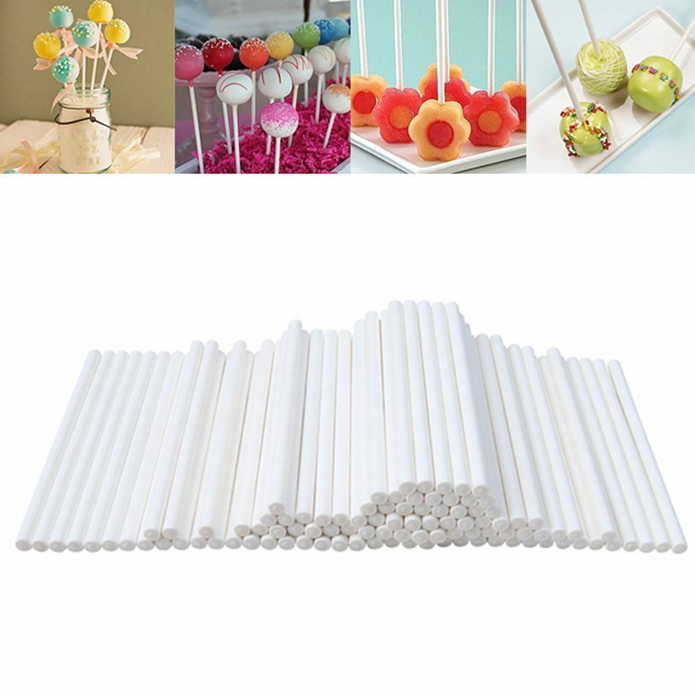 Lollipop Lolly Stick Party Supplies Candy Chocolate Cake Making Mould 100pcs
