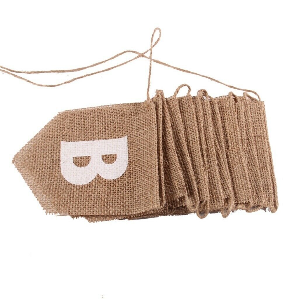 Back to School Natural Burlap Banner with Star Printed for Class Decoration