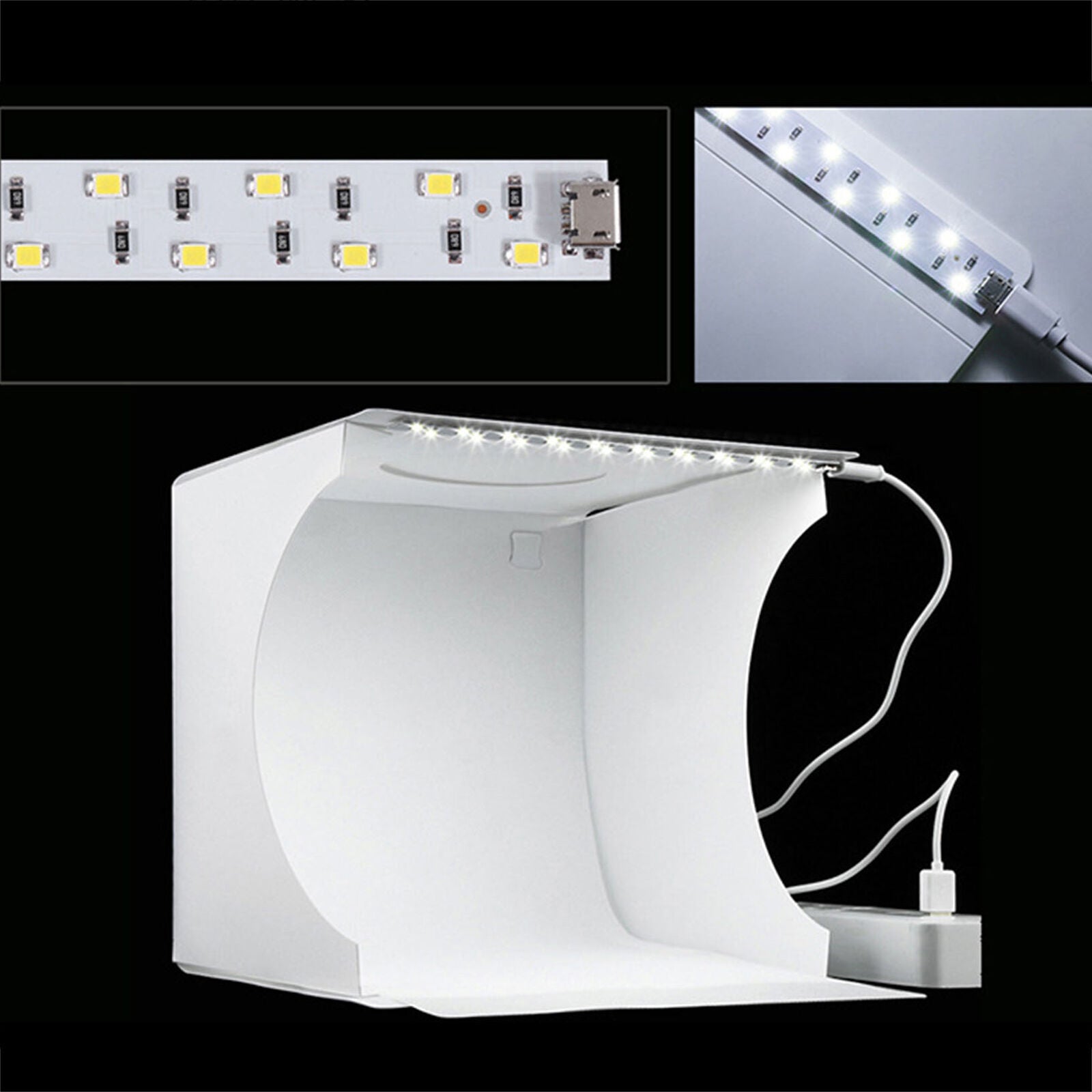 Studio Photo Photography Light Portable Box Lighting Tent Kit Mini Backdrop Room