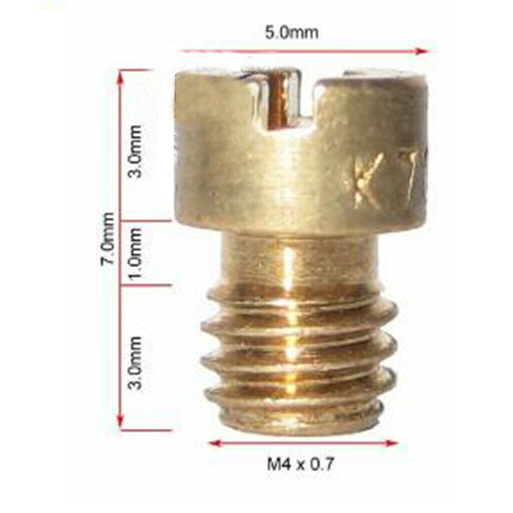 Carburetor Main Jet Injectors Nozzles Round Head 78 80 82 85 87 88 90 92 94 95