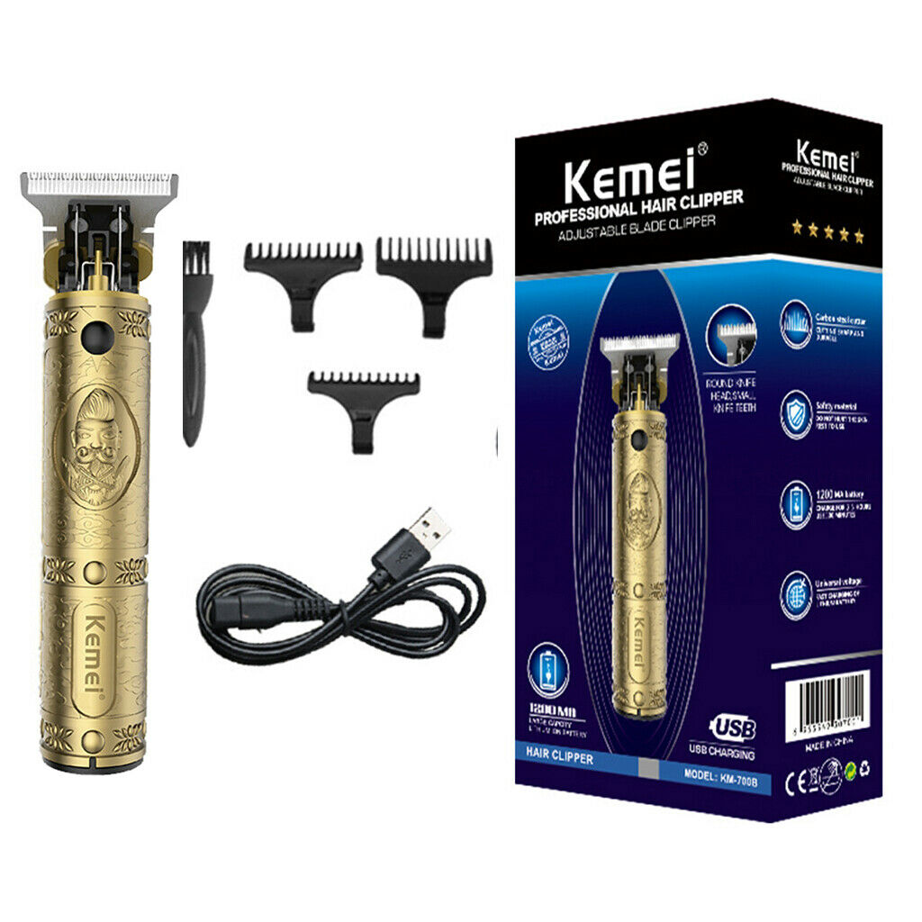 Pro Li Electric Hair Trimmer USB Close Cutting Hair Clippers Kit