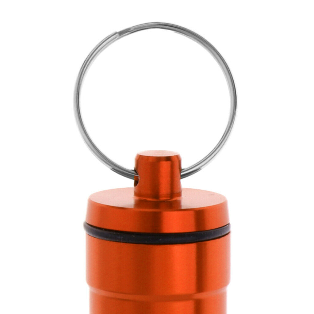4 Pieces Aluminum Alloy Dart Supplies Case Floating Keyring Holder with Ring
