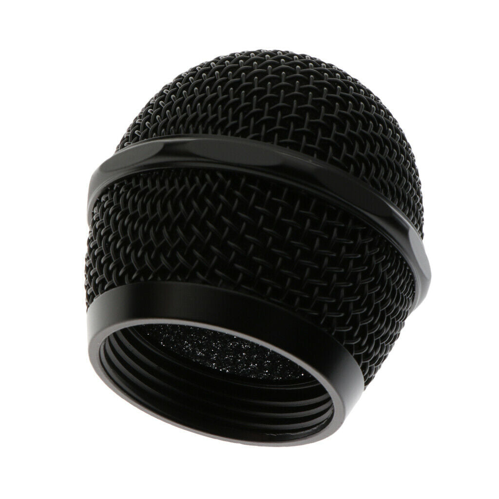 Black Replacement Microphone Grille for Shure Microphone 58x55mm