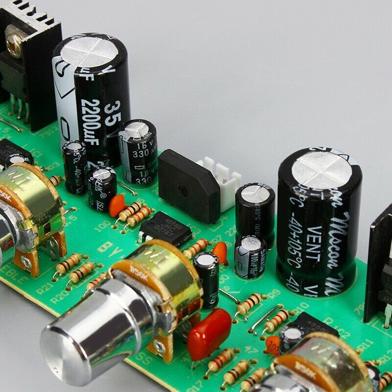 12V NE4558 HIFI Preamp Tone Board Bass Treble Volume Control Pre-Amplifier BoaD2
