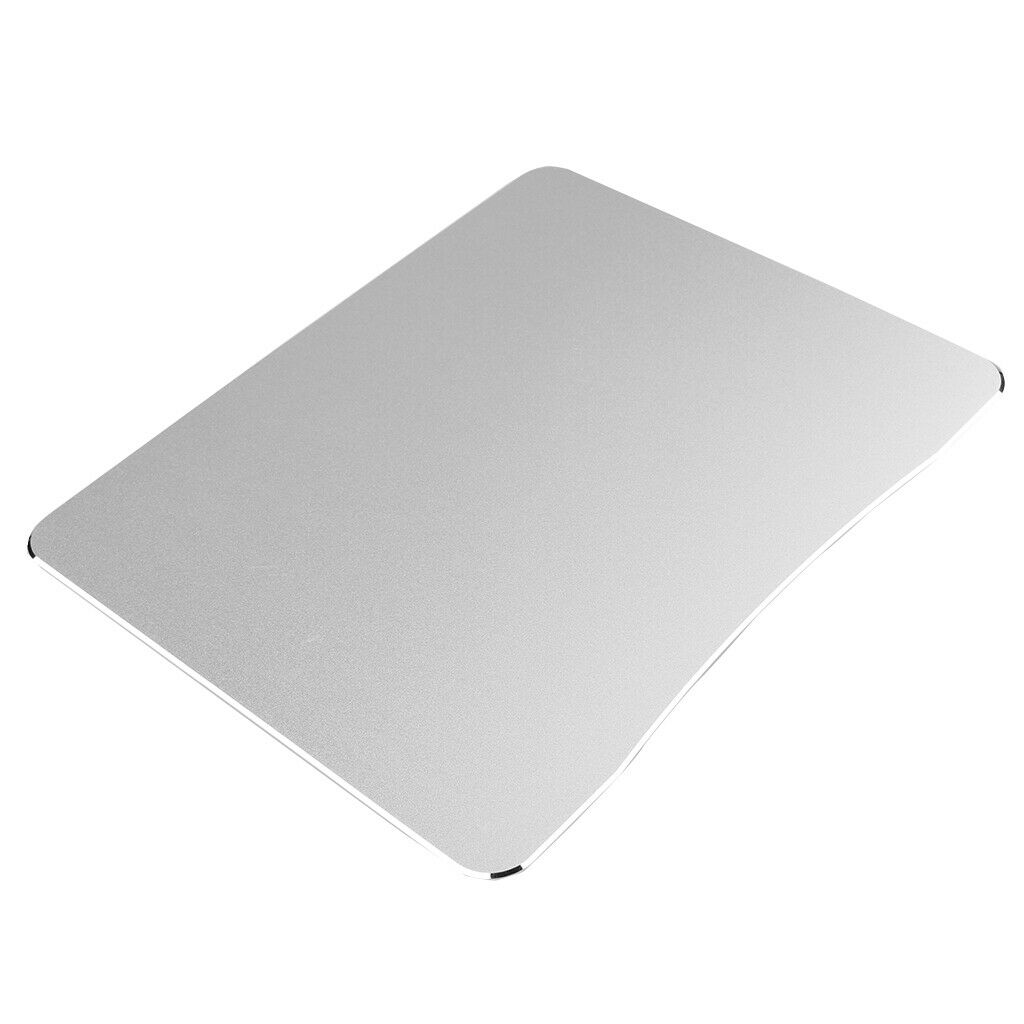 Ultra Thin 2mm Waterproof Aluminium Gaming Mouse Pad Mat for Laptop Sliver