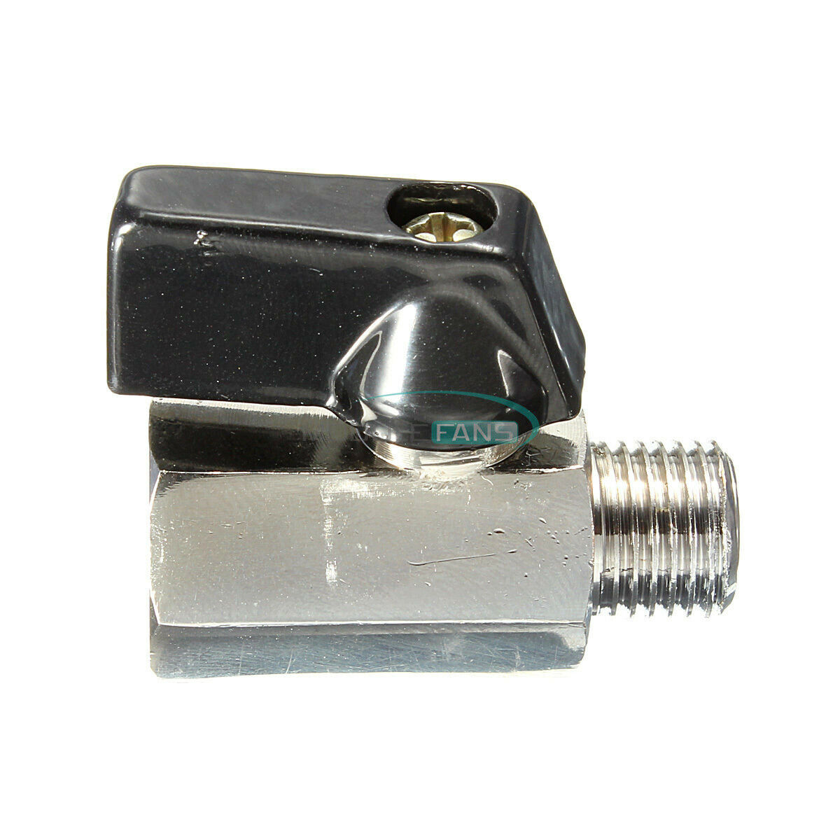 1/4" Bsp Ball Valve Chrome Brass Tap Male to Female Air Compressor Hose DZ1322