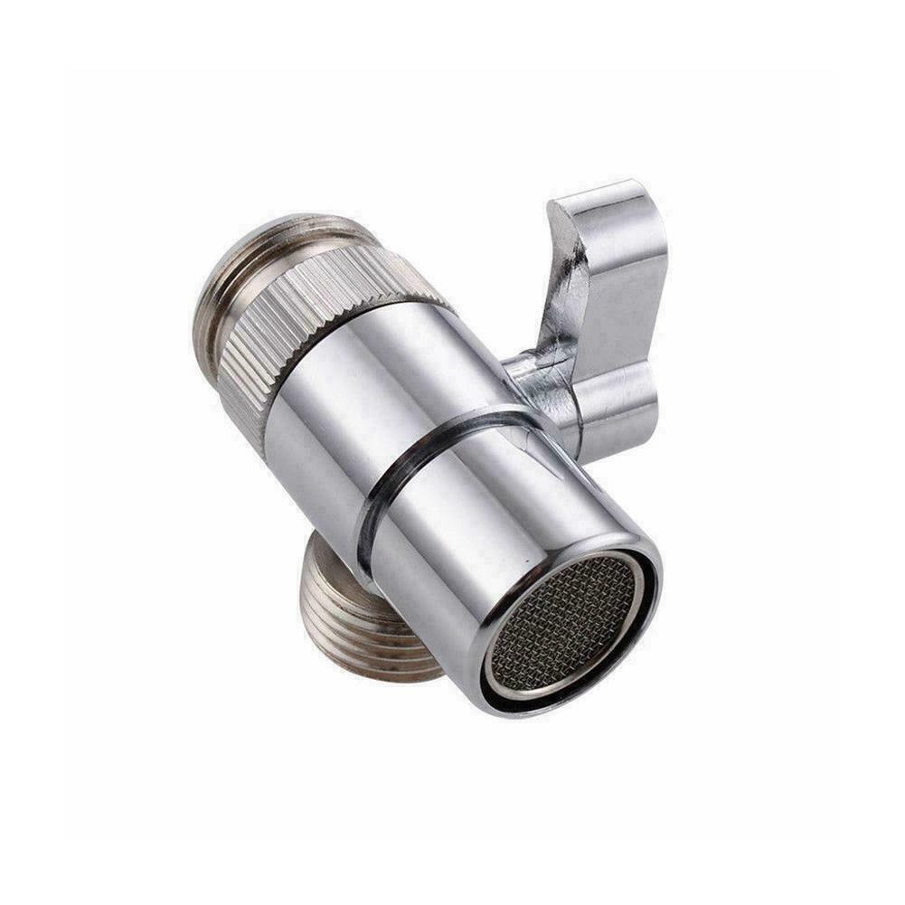 Brass Bidet Shower Head Diverter Valve Faucet Tap T-Adapter Splitter N5P9