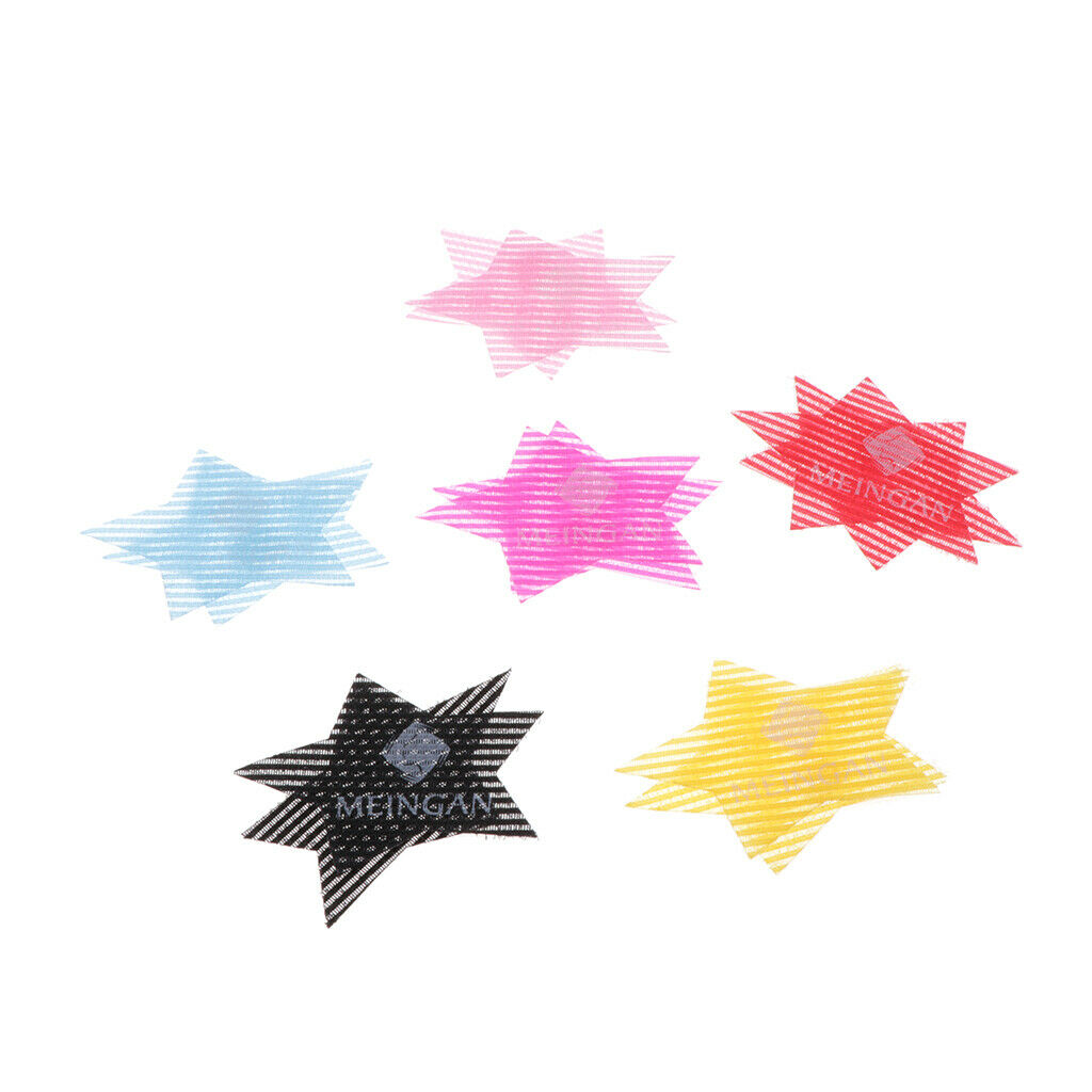 6Pairs Colorful Magic Bang Hair Pad Hair Fringe Care Tool Makeup Accessories