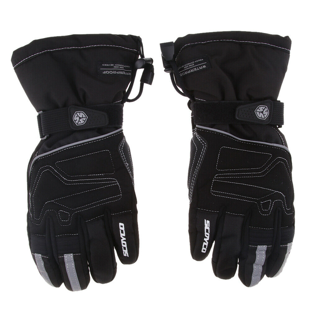 Motorbike Protective Touch Screen Gloves Winter Warm Waterproof Windproof XL