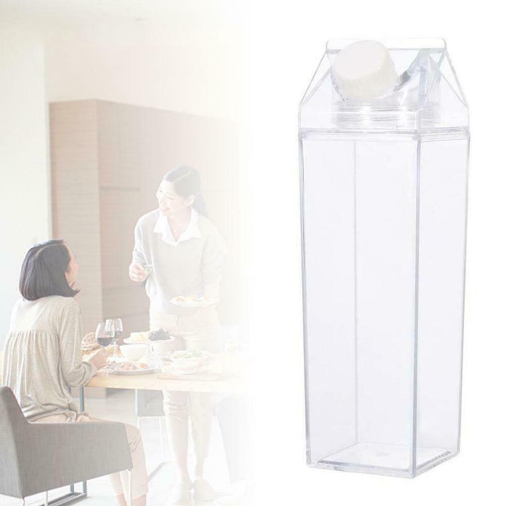 Water Bottle Drinkware Transparent Milk Bottle Leakproof for Chiildren Cycling