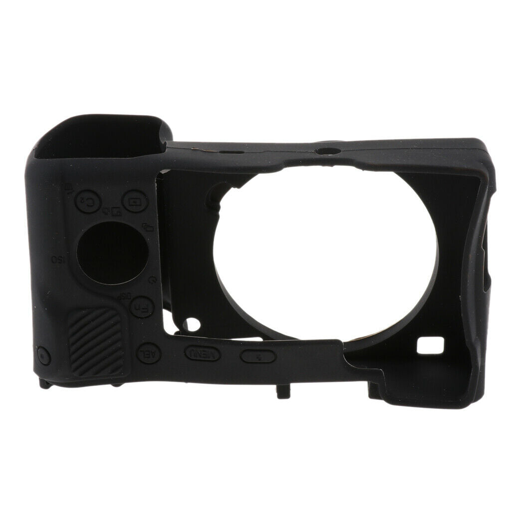 Rubber Protect Camera Body Case Soft Protector Cover for Sony A6000 Black