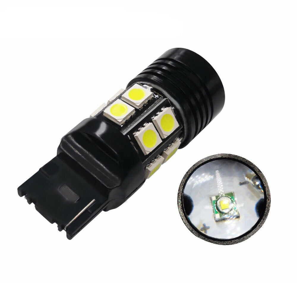 2x T20 7440 LED Bulbs 5050 Super Bright Back up Reverse Light Xenon White