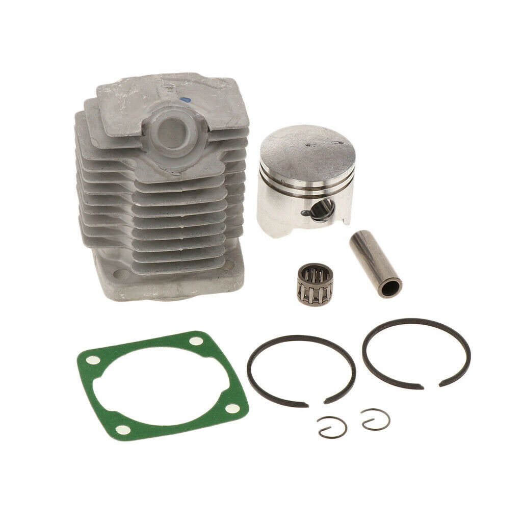 Universal 44mm Cylinder 12mm Piston Kit w/ Ring Pin for 49cc 2 Stroke Engine