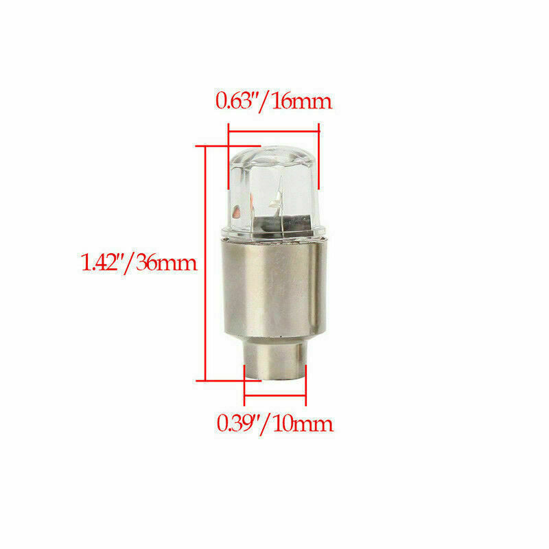 Blue LED Flash Glow Light Lamps Bike Car Motorcycle Wheel Tire Valve Stem Caps