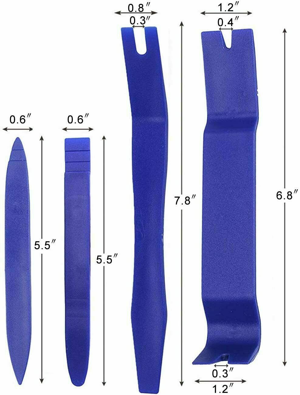 Car Trim Removal Tool Kit Set Door Panel Fastener Auto Dashboard Plastic Tools