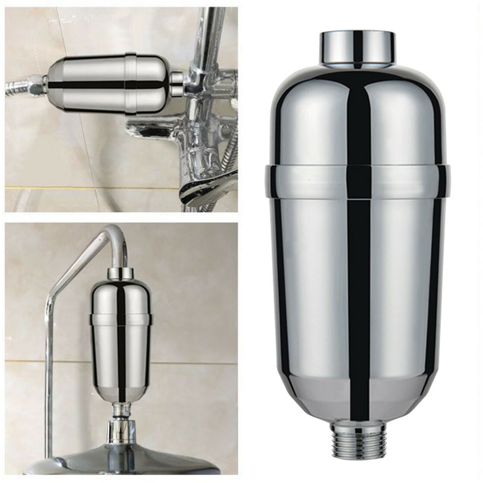 High Output Water-saving Bathroom Shower Head Filter for Chlorine Hard Water