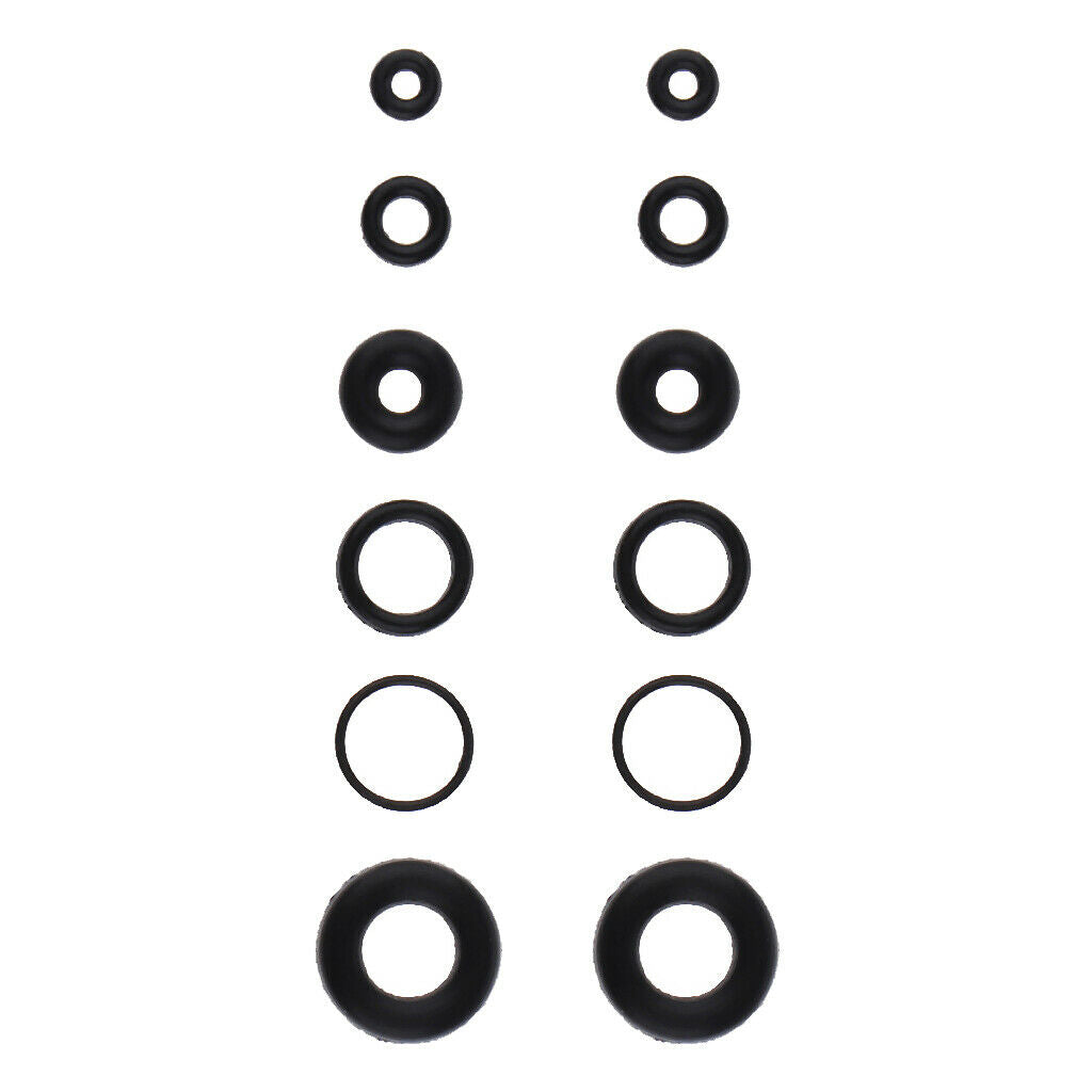 Pack of 40pcs Black Rubber O-Ring Rubber Seals for Airbrushes