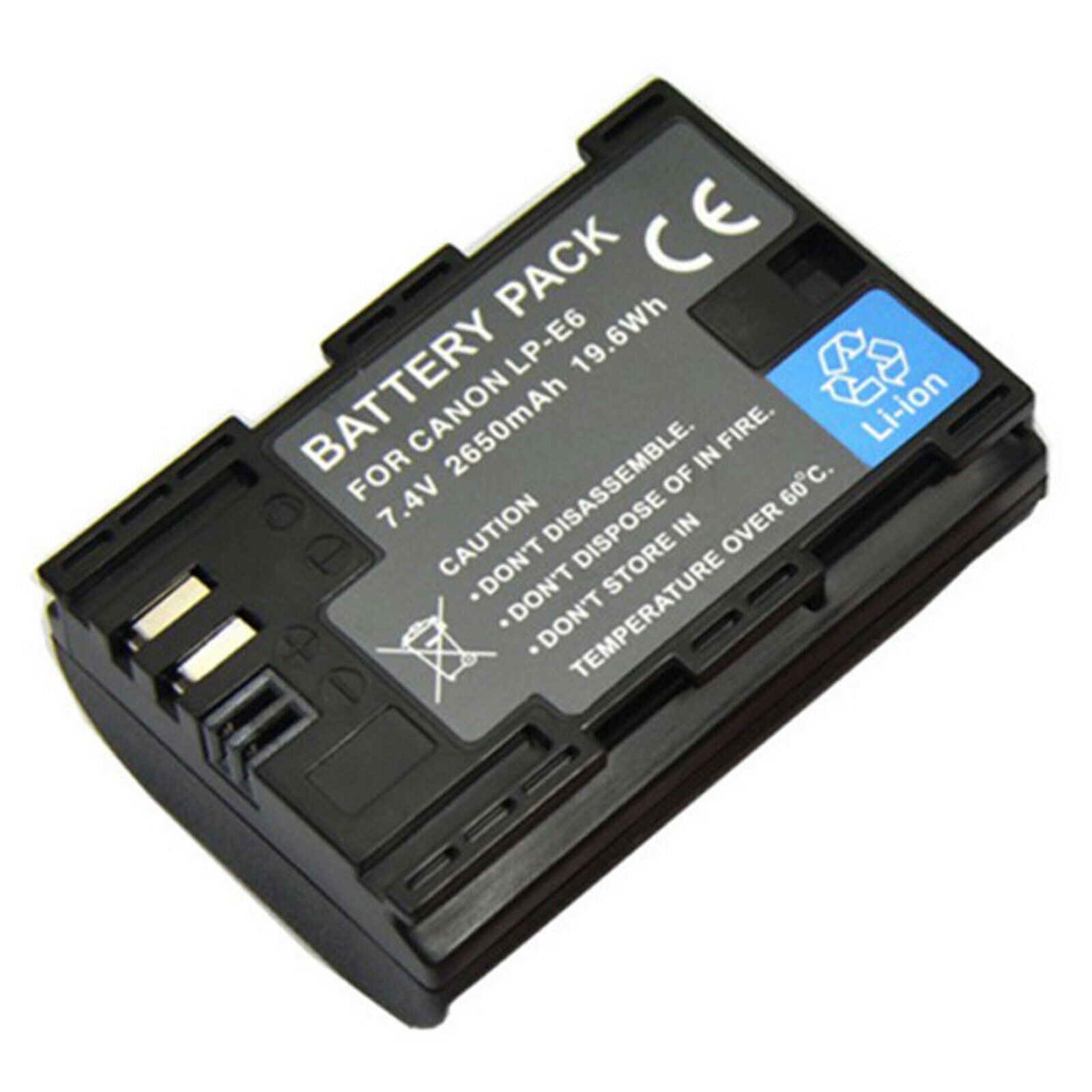 2450mAh LP-E6N Camera Battery Rechargeable for Canon EOS 5D/5DS/5DS R SLR