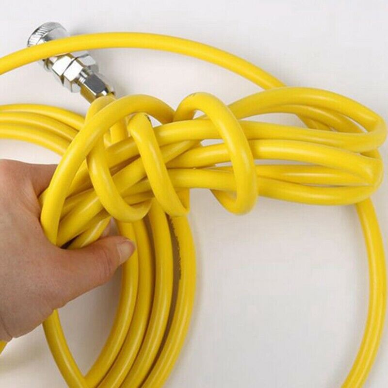 2X(5M PU Air Pipe 8X5mm Air Compressor Hose with Connector Z7C1)