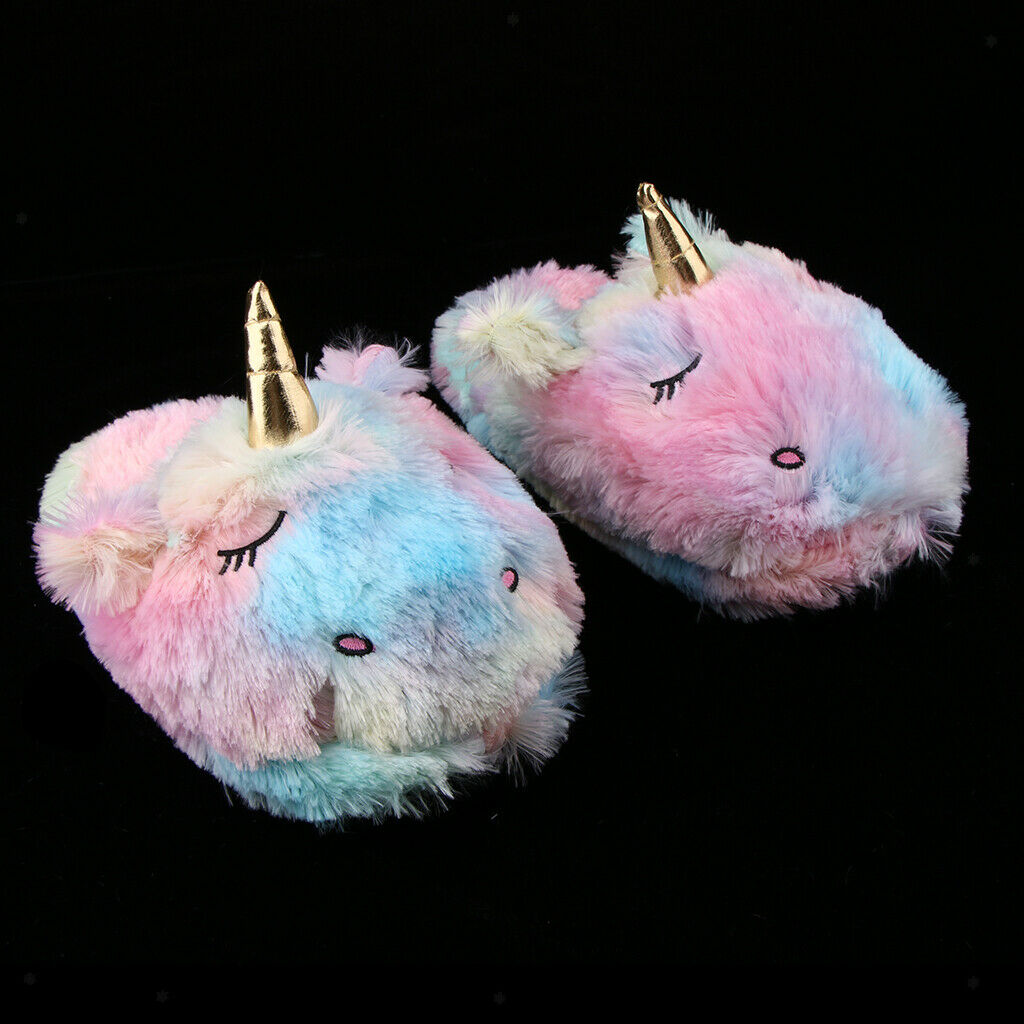 Women Animal Slippers Flush Warm Indoor Non-slip Slippers Adults