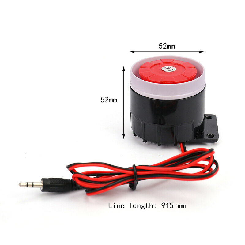 120dB 6-12VDC wired indoor mini siren Horn loudly siren for gsm alarm sys.l8