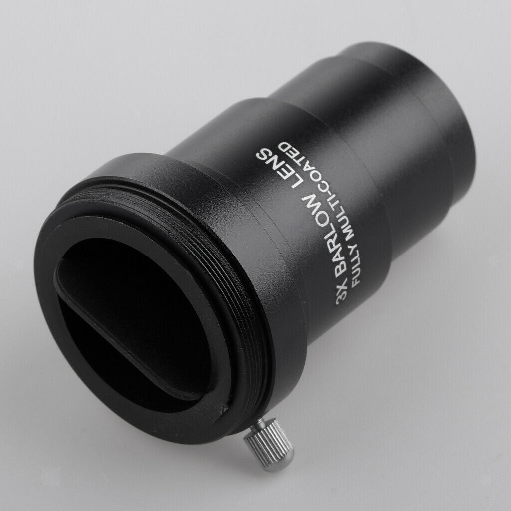 2 Pieces Telescope Barlow Lens 5X 3X Set 1.25"/31.75mm M42x0.75mm For Nikon
