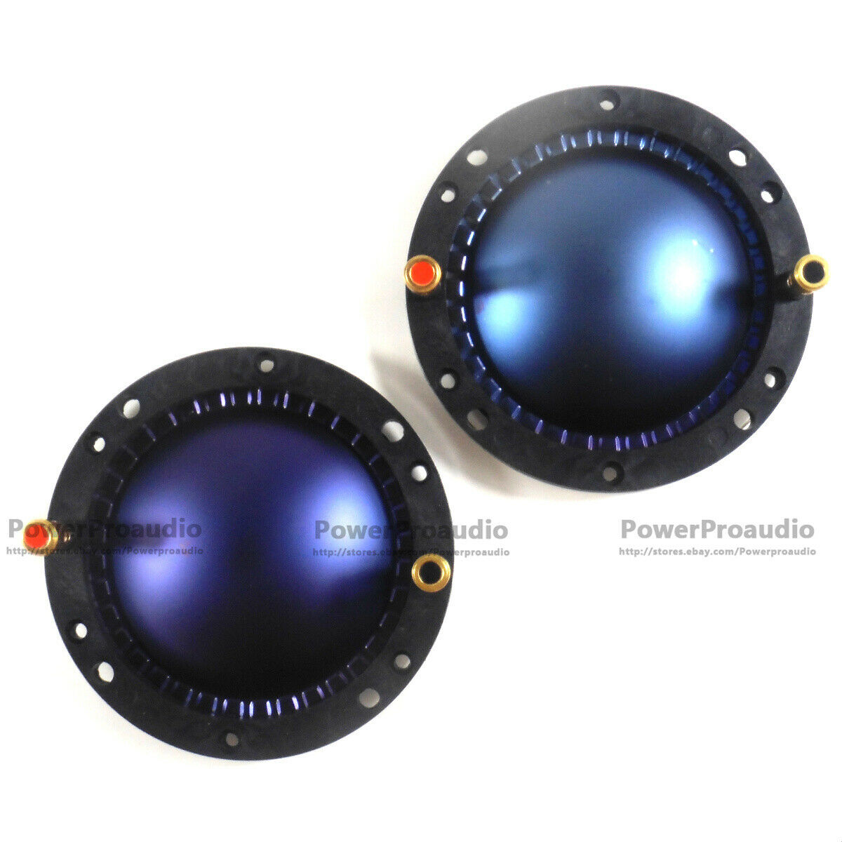 2pcs  Diaphragm for P Audio SD-75BF SD75BN Driver VC 76mm 8ohm Blue Titanium