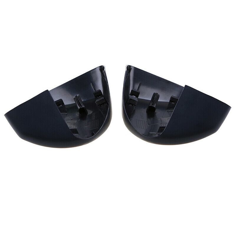 Pair Door Side Wing Mirror Cover Cap Fit BMW E60 E61 E63 E64 525i 530i 528i
