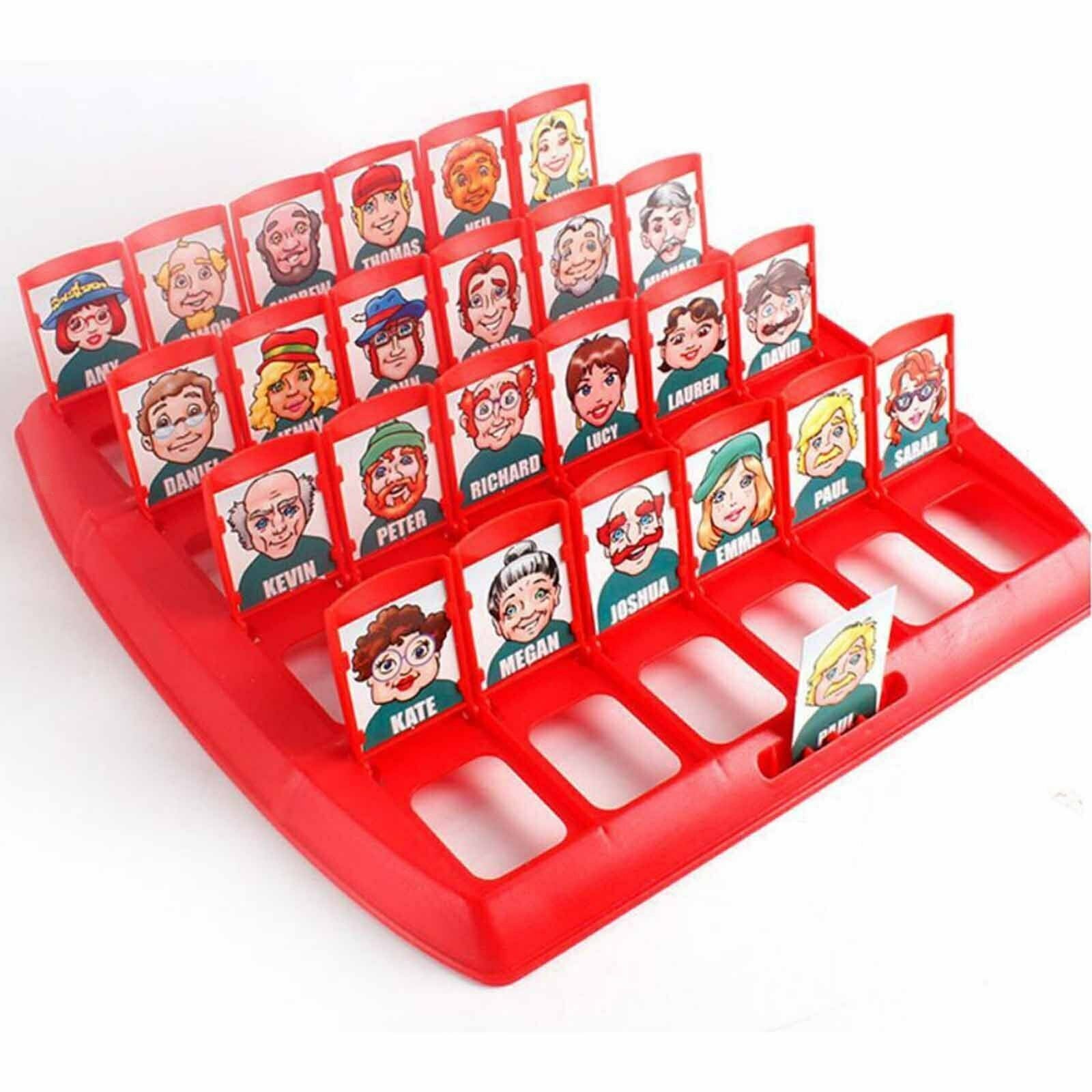 Portable Fun Indoor Who Is It Board Game Kids Children Adults Travel Party
