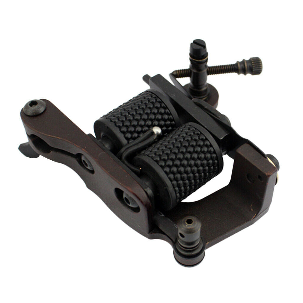 Aluminium Alloy 10 Wrap Coils Motor Tattoo Machine Gun for Liner Shader Orange