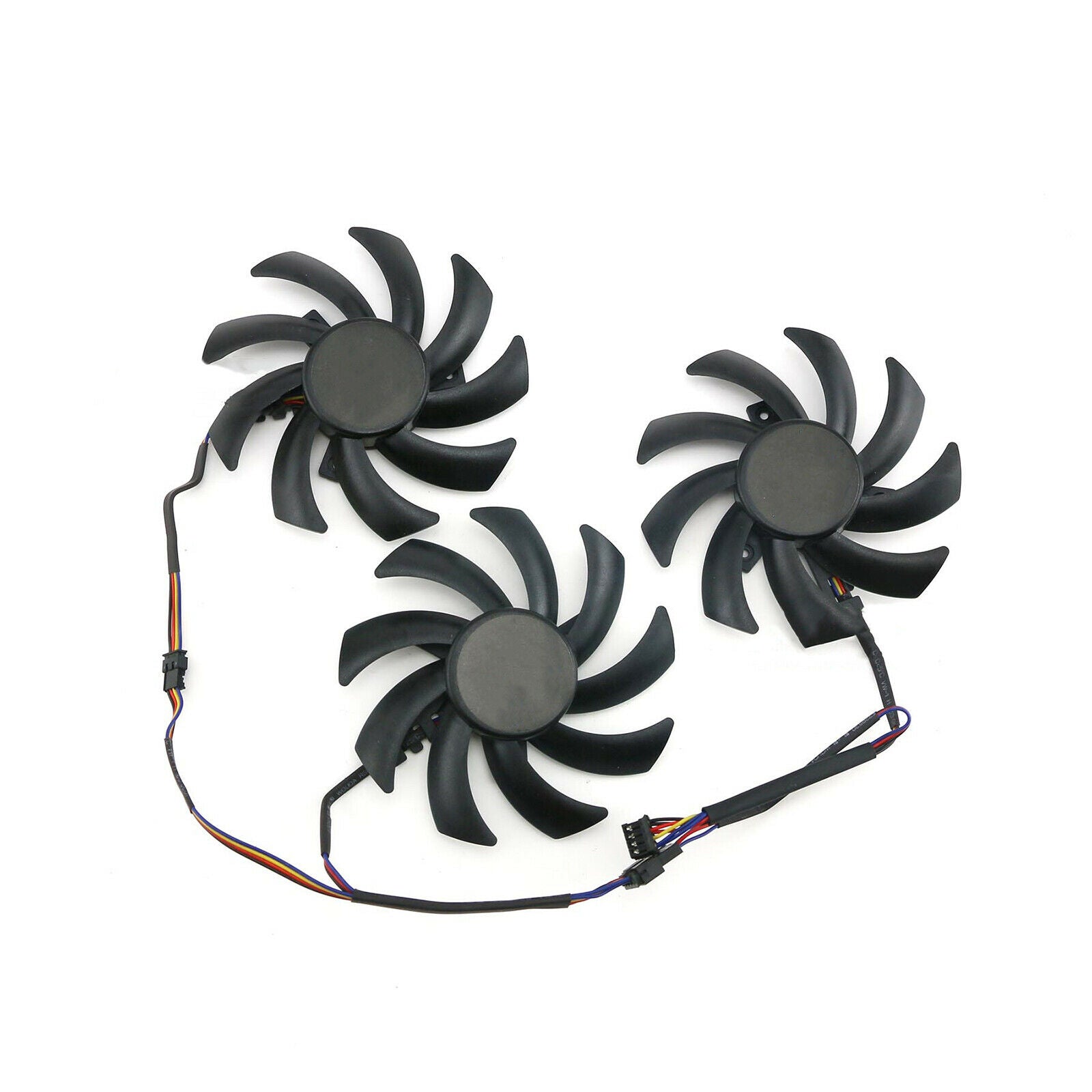 For Sapphire R9 380 390 Black Diamond Edition R9 390X Cooling Fans 3PCS/Set