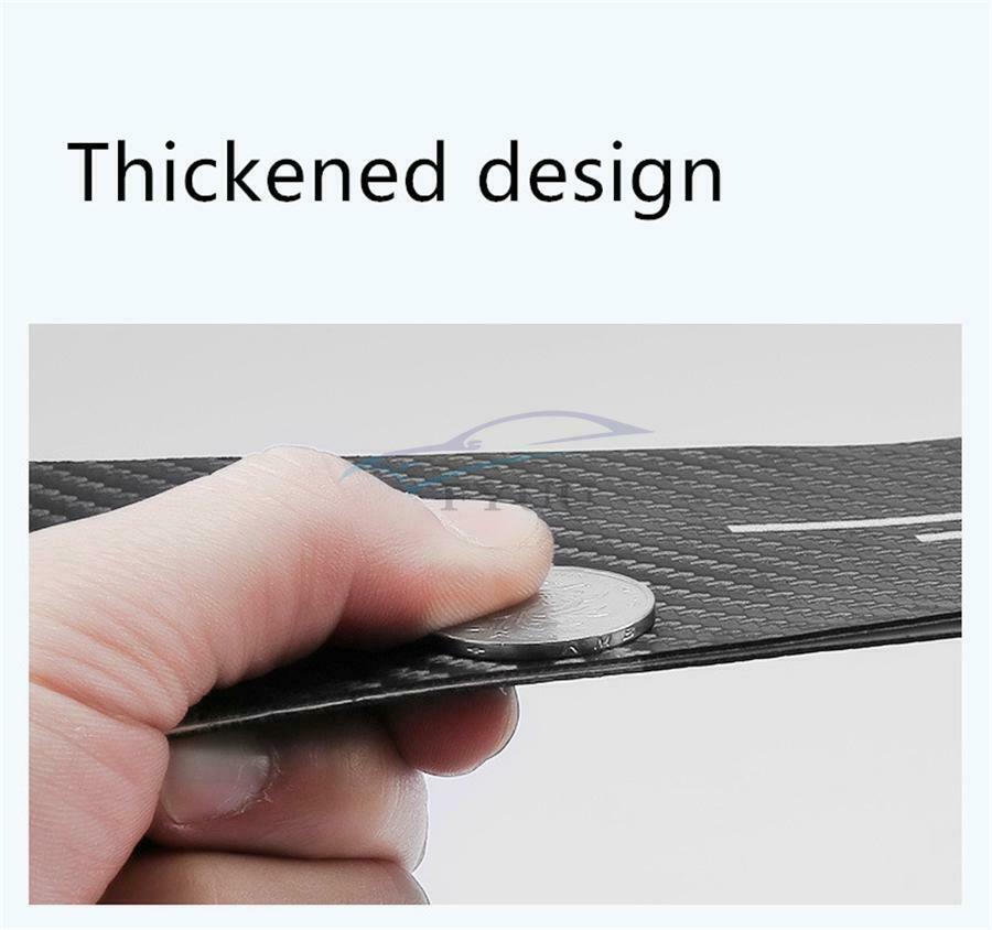 4PCS Universal  Bumper Corner Scratch Car Door Pedal Sill Plate Protection Cover