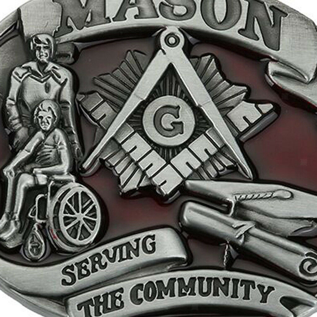 Men's Gift US American Nation Country Mason Belt Buckle USA Freemason Buckle