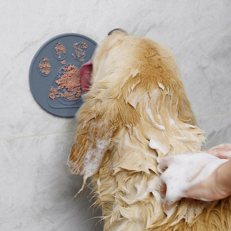 Pet Lick Pad Slower Feeder Pad Cats Dog Licky Mat Feeding Cat Dog Licking Mat-US