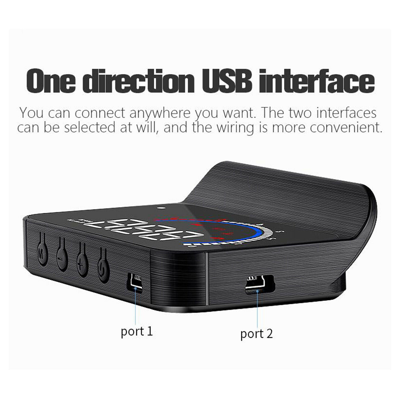 M13 Auto Vehicle HUD Head Up Display OBD2 II EUOBD Overspeed Warning System