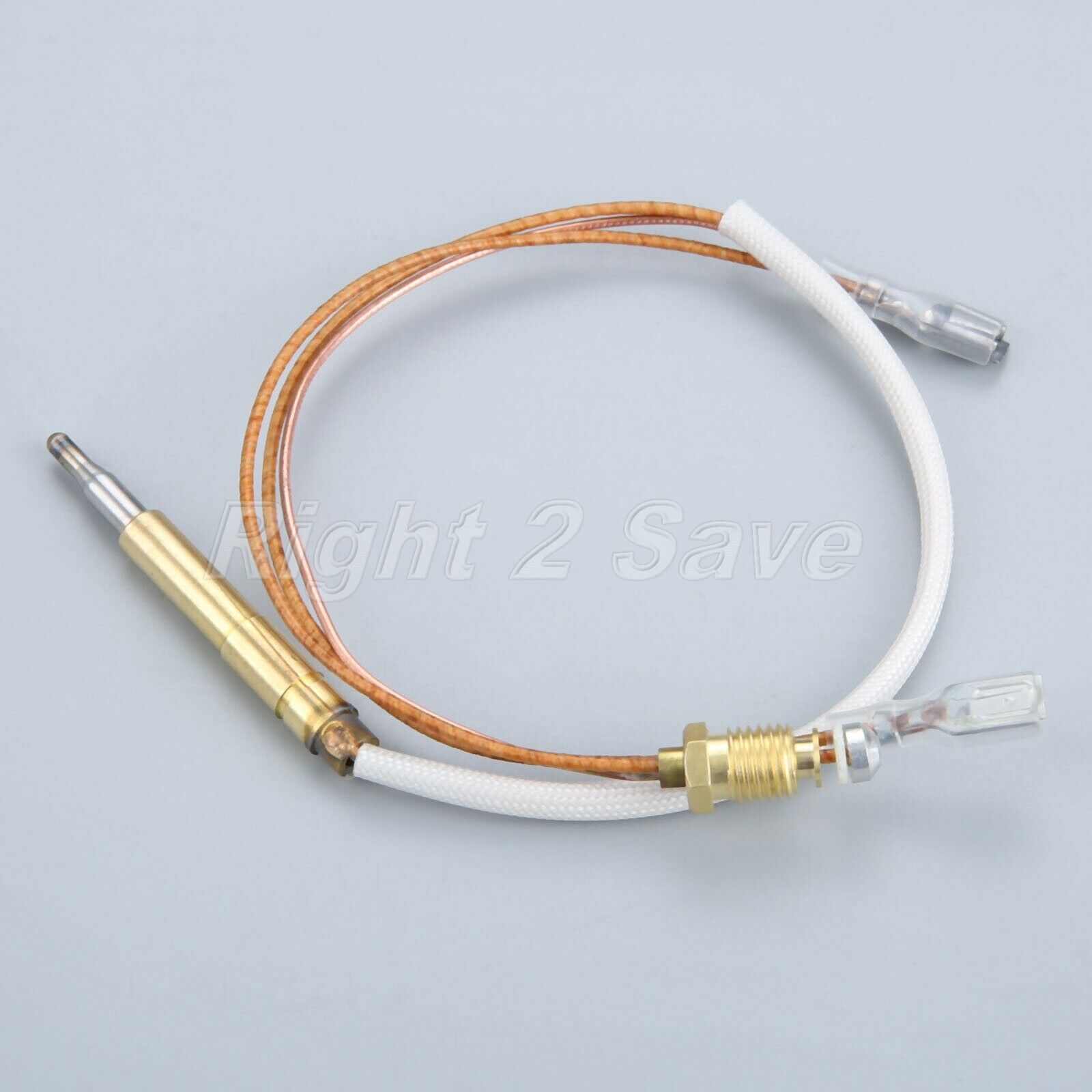 Groove Type Thermocouple 350mm With 4.8mm Flat Terminal Nuts Gas Patio Heater
