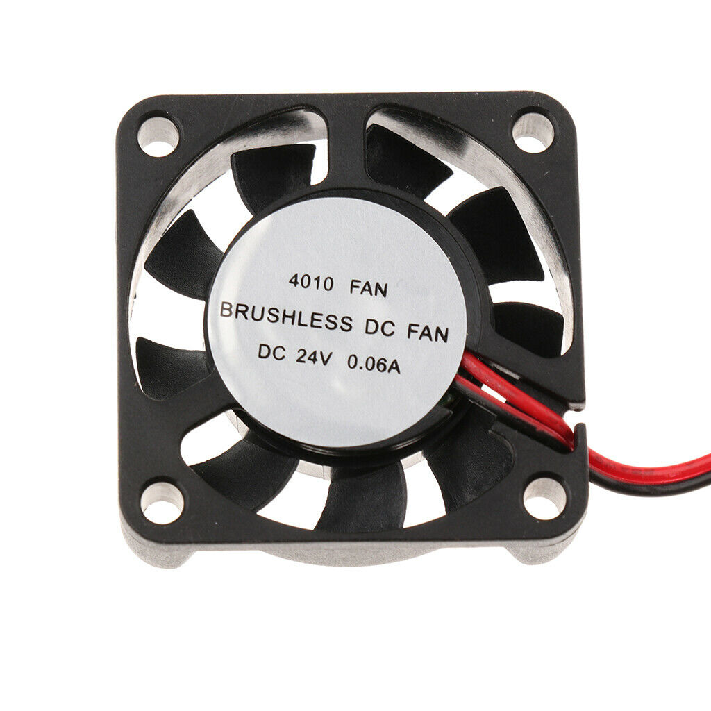10x Brushless Cooling Fan DC 24V 4010 9 Blade 40x40x10mm 2Pin Sleeve-bearing