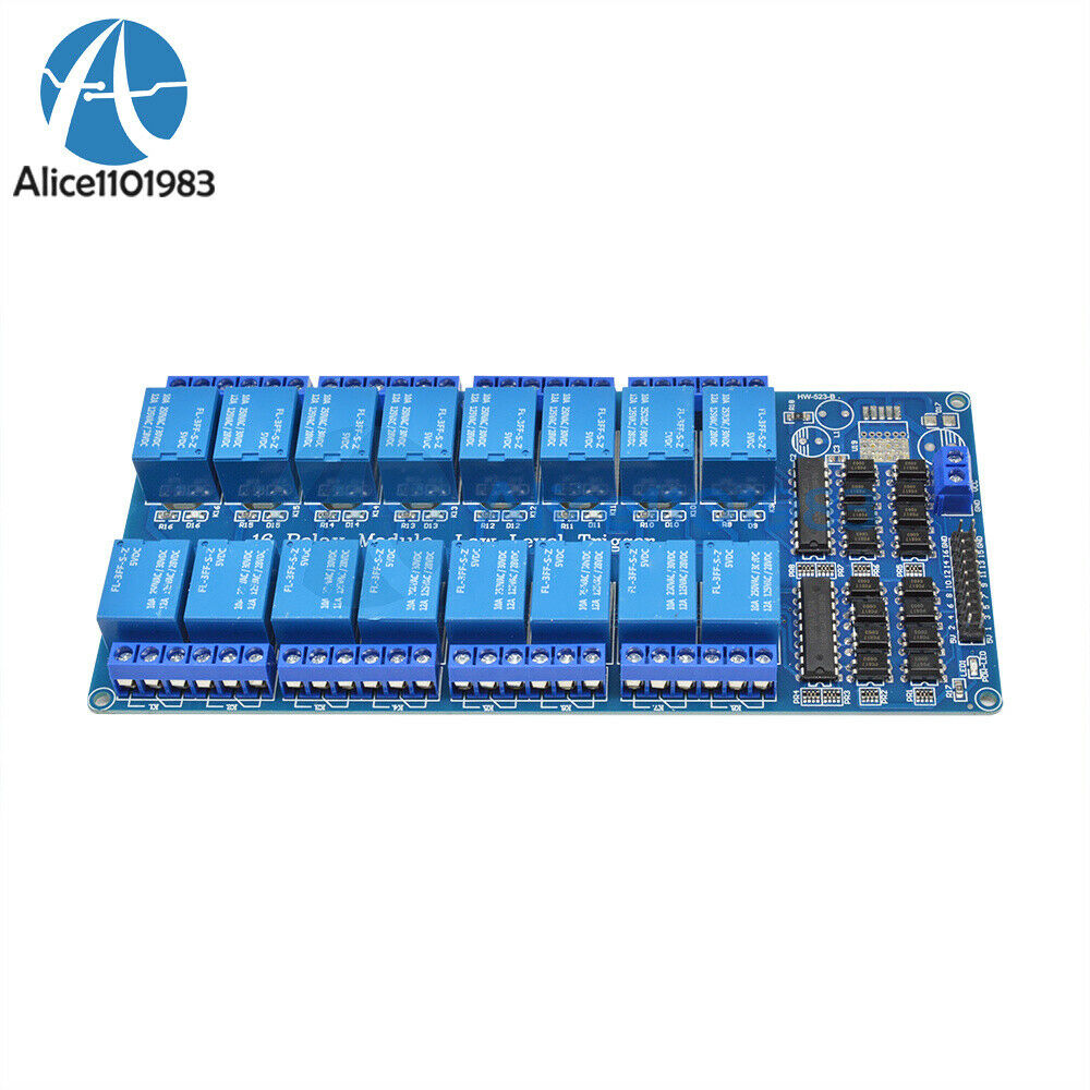 16-Channel 5V Relay Shield Module with optocoupler For Arduino DIY