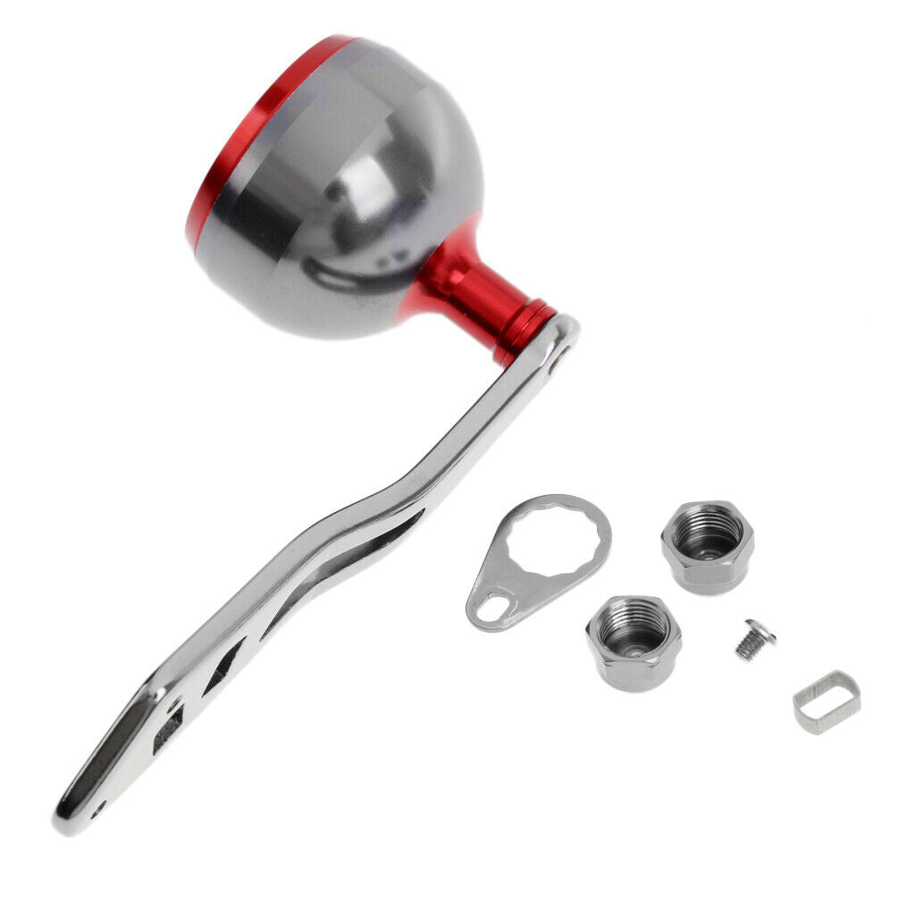 Full Metal Fishing Reel Handle Ball Knob with Handle for S/D/A   Reel