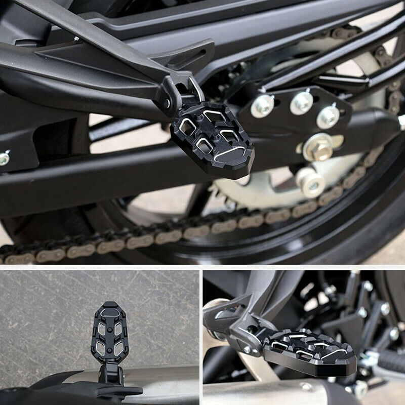 Foot Rest Motorcycle Bike Refit Foot Pegs Footpegs Rear Set Pedal Aluminum Alloy