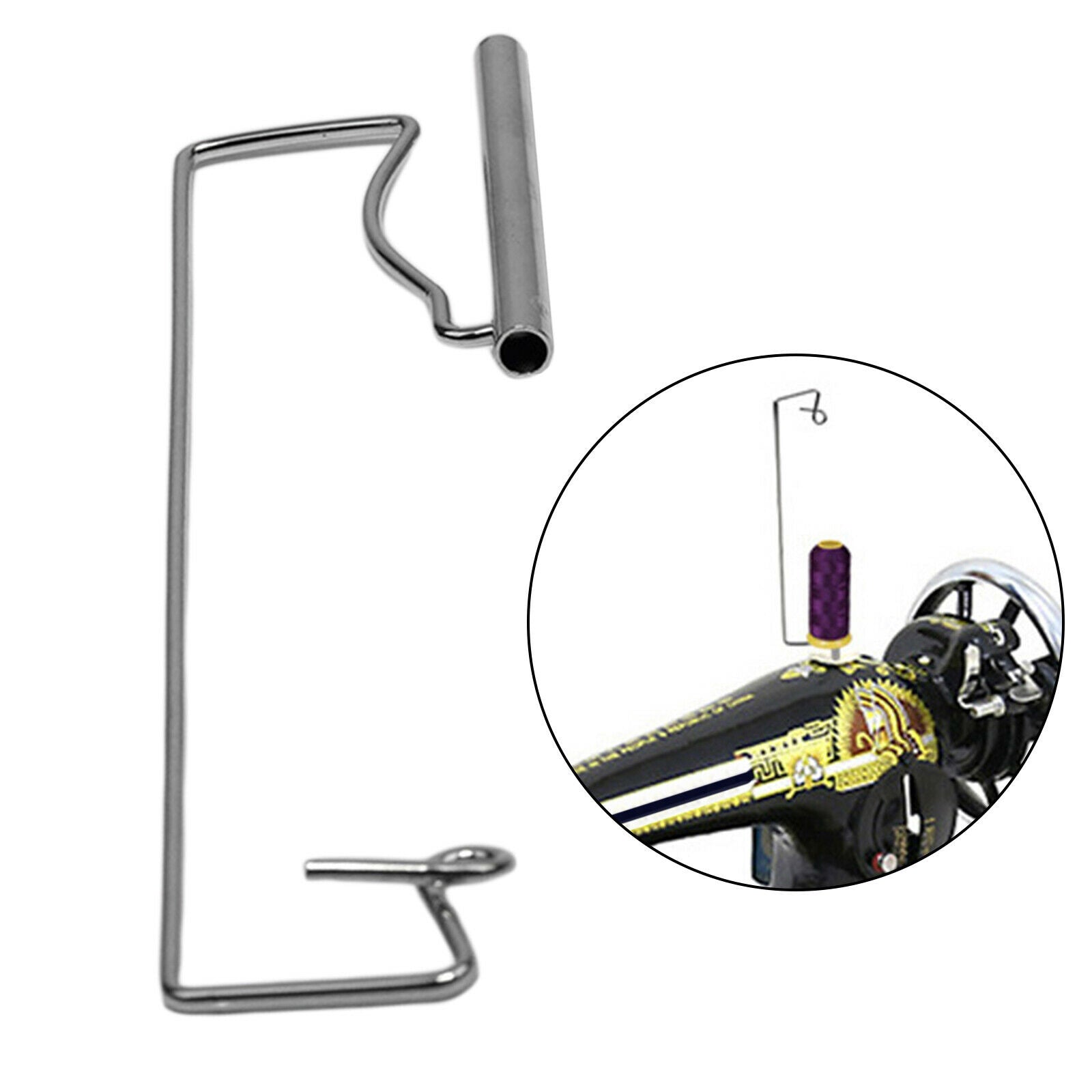 Sew Machine Spool Stand 23cm Quilting Repair Bobbins Holder Stainless Steel