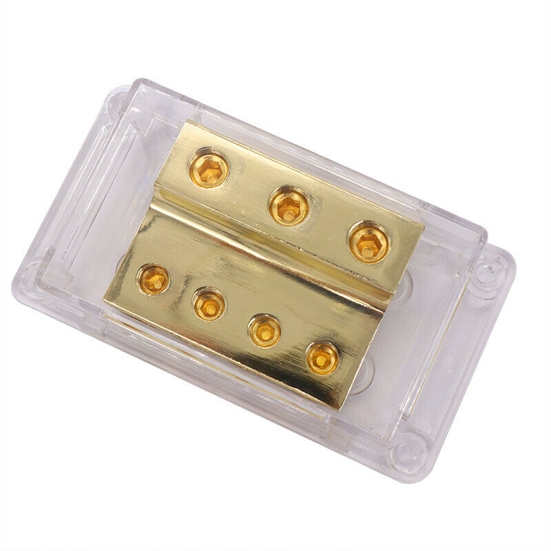 1PCS Car Audio Amplifier Pure Copper 1 Point 4/1 Output 4 Box Wiring Terminal