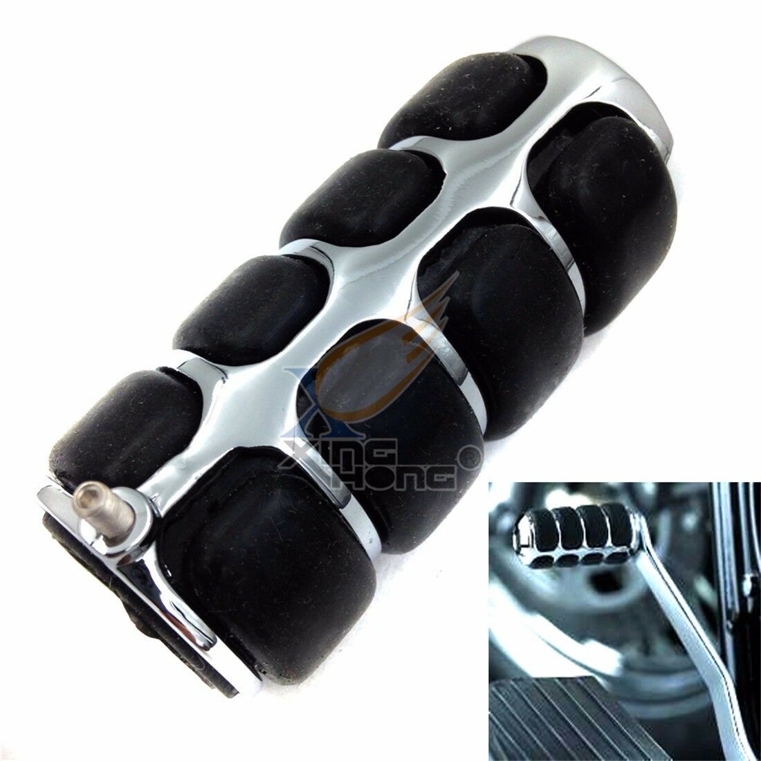 Shifter Peg Brake Lever Cover Pedal Pad For Kawasaki Vulcan 1500 1700 2000 900